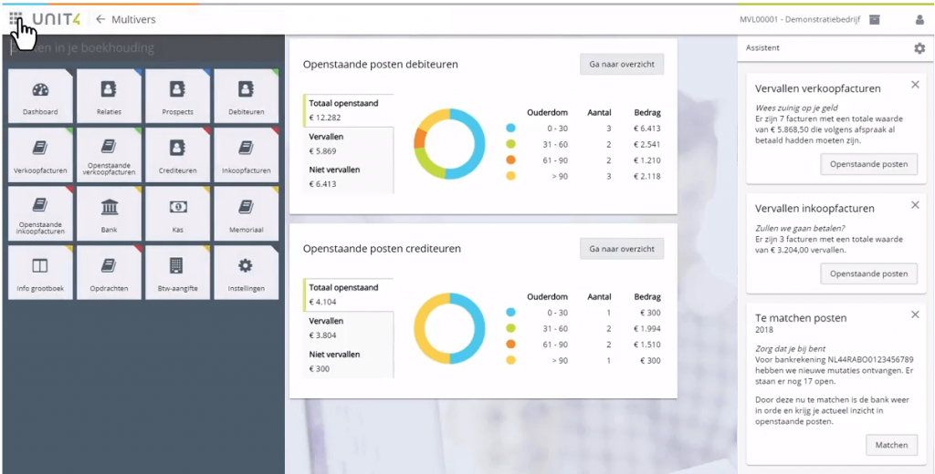 unit4 multivers boekhoudprogramma